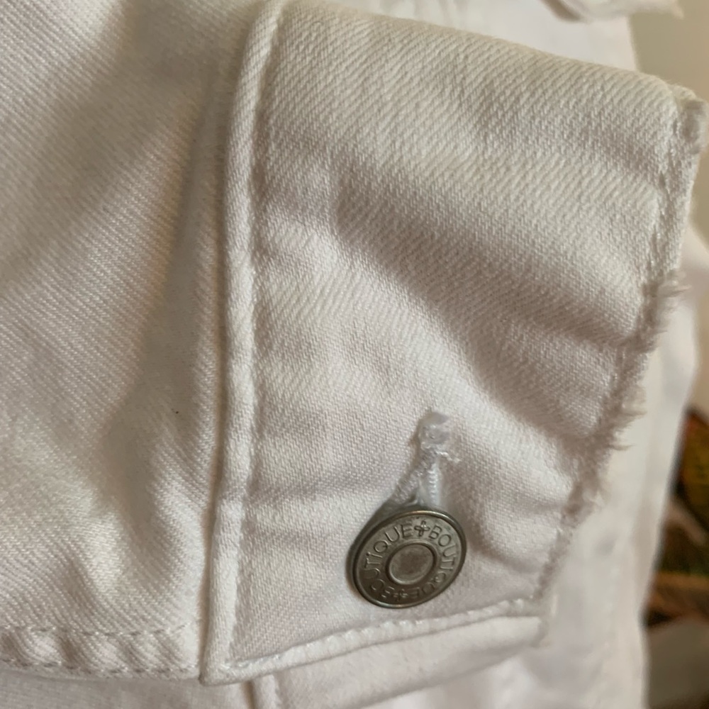 White denim jacket